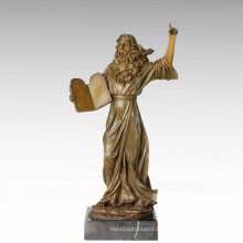 Figure classique Statue Physicien Galileo Bronze Sculpture TPE-366